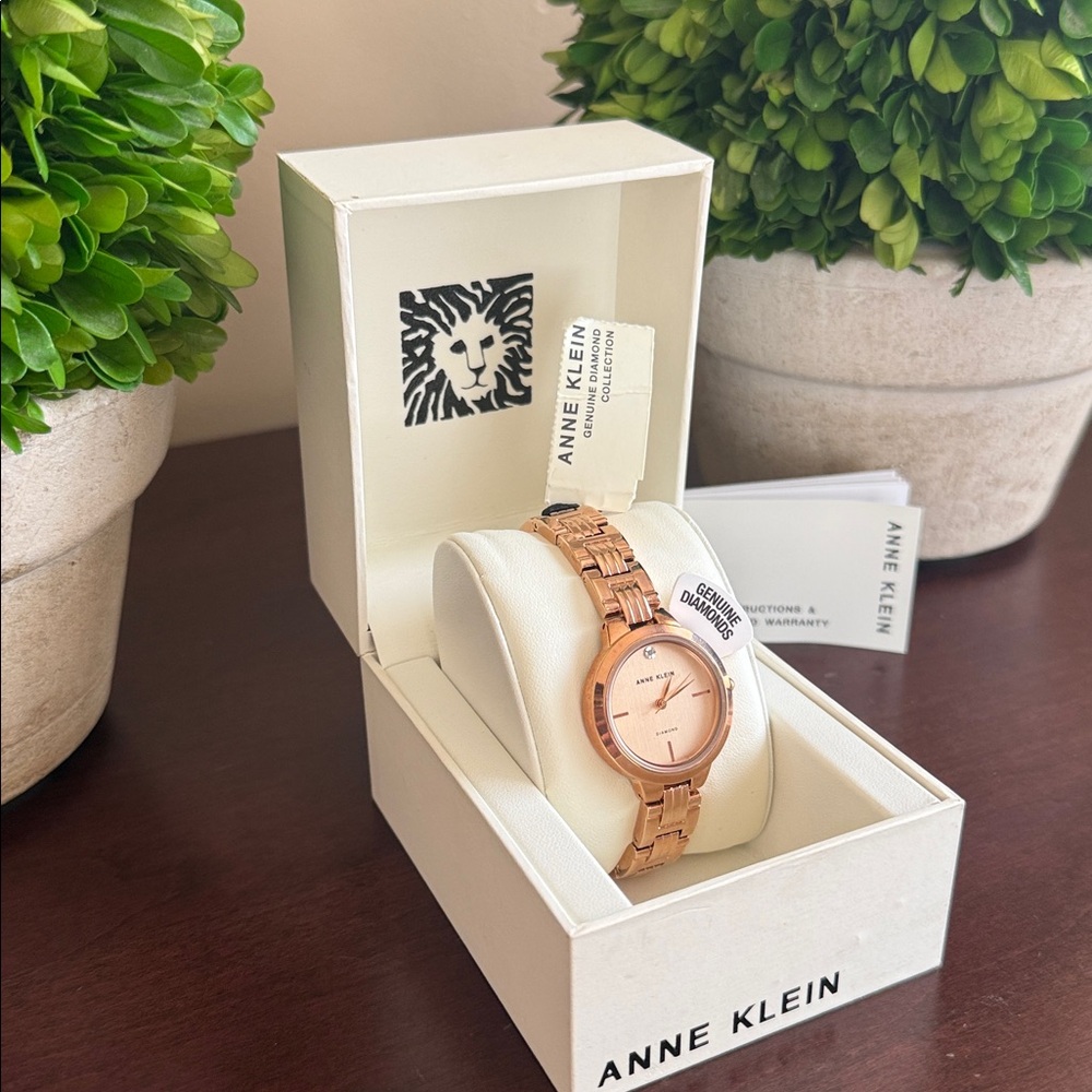 ANN KLEIN ROSE GOLD-TONE WATCH 🌟NWT🌟 - Picture 3 of 13